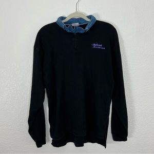 Vintage 80s Up the Creek Ski Sweatshirt Men's M Long Sleeve